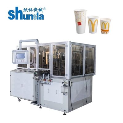 Kalite 2oz - 46oz Büyük Boyutlu ve Soğuk İçecek Kağıt Kupa Yapma Makinesi için İyi fabrika