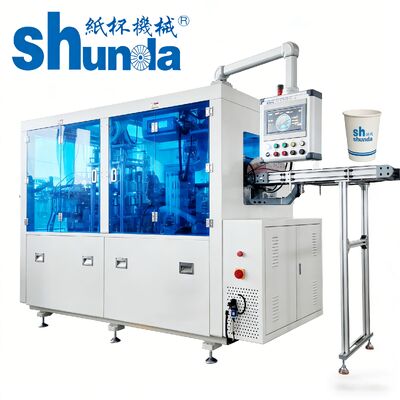 PE Coated Paper Cup Making Machine Single Double Wall Cup Forming Machine OEM