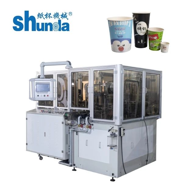 Fully Automatic Paper Coffee Cup Making Machine With High Speed