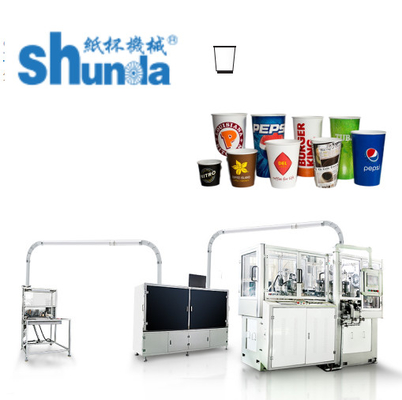 Yüksek Hızlı Tek kullanımlık Kağıt Kupa Yapma Makinesi, maksimum hız 145 pcs/min
