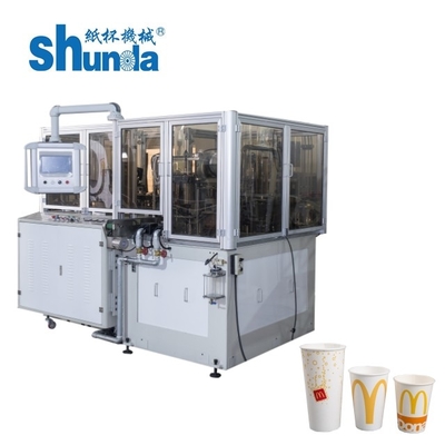 Tam Otomatik Kağıt Bardak Makina / kağıt bardak şekillendirme makinesi / Üç Fazlı Tek Kullanımlık Bardak Yapma Makinesi