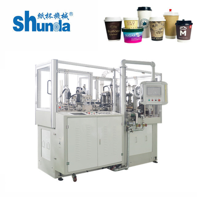 Shunda Kafe Dükkanları için Yüksek Hızlı Kağıt Kupa Formasyon Makinesi