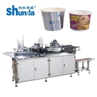 Maliyet Çözümlü Kağıt Konteyner Ekipmanı 2000pcs/Hr Flanging Machine