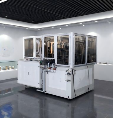 Tek / Çift PE kaplı Tek kullanımlık bardak termoforming makinesi 120 130 140 150 PCS/MIN