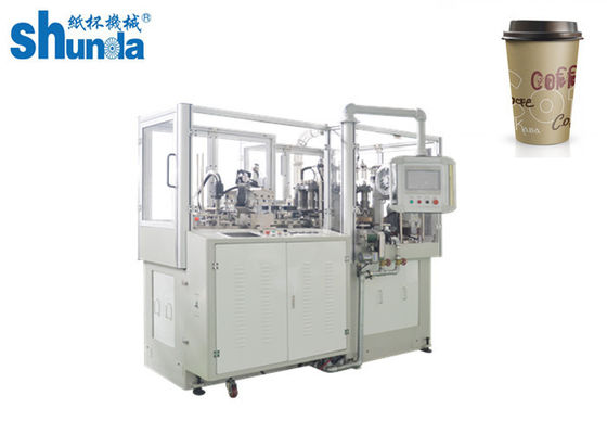 PLC Kontrollü ve Kameralı Kağıt Bardak Yapımı İçin Yüksek Hızlı Şekillendirme Makinesi