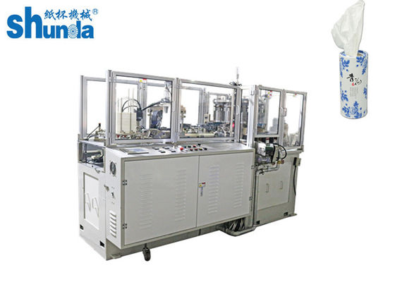 tam Otomatik OEM / ODM Araba Doku Kılıfı Tutucu Kağıt Tüp Şekillendirme Makinesi 12KW, 380 V / 220 V, 60 HZ / 50 HZ ile ultrasonik